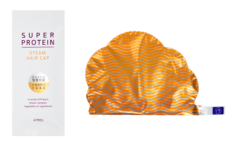 [어퓨] 슈퍼 단백질 스팀 헤어캡 / 집에서 저렴한 가격으로 셀프 헤어케어 해봐요~